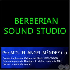  BERBERIAN SOUND STUDIO - Por MIGUEL NGEL MNDEZ (+) - Domingo, 01 de Noviembre de 2020